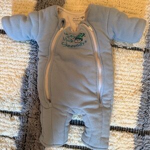 Baby Merlin’s Magic Sleepsuit Blue Baby Size SMALL 12-18lb